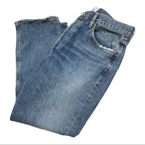 AGOLDE Riley High Rise Crop Frequency 30 jean